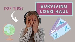 Video thumbnail of "HOW TO SURVIVE LONG HAUL FLIGHTS IN ECONOMY CLASS"