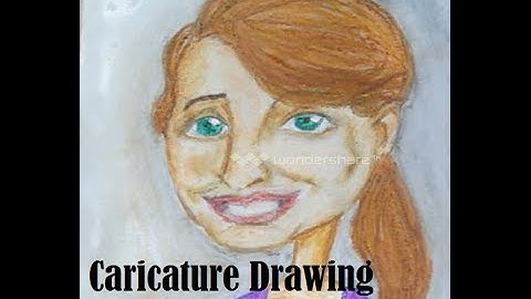 Caricature Drawing and Coloring Tutorial Part 2 | FunRetria