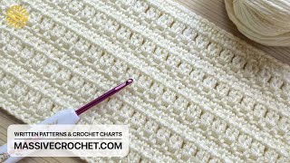 This Crochet Pattern for Beginners is SPLENDID! 😍 ✅ SUPER EASY & UNIQUE Crochet Stitch for Blanket