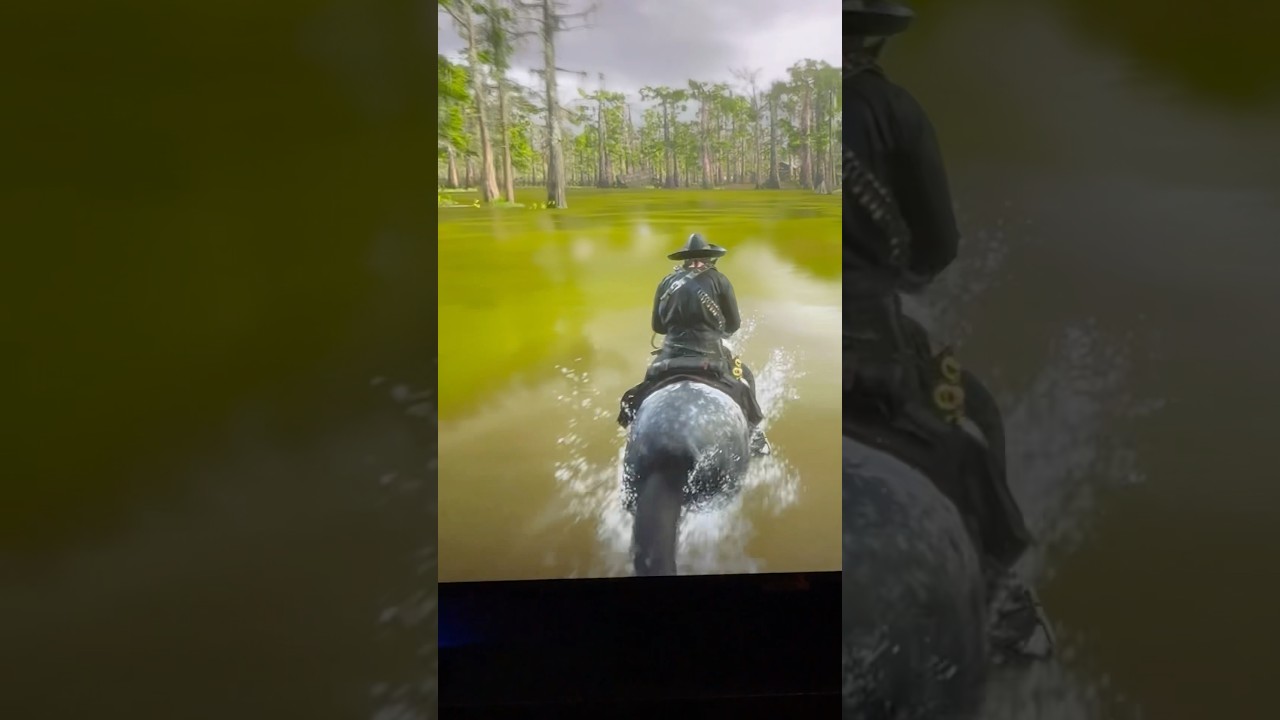 The bayou on rdr2 is the best location! 