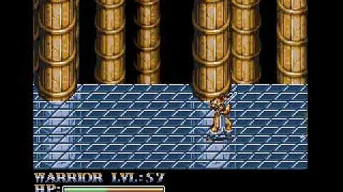 Myths and Dragons Msx2 + v9990. Short gameplay with the Warrior
