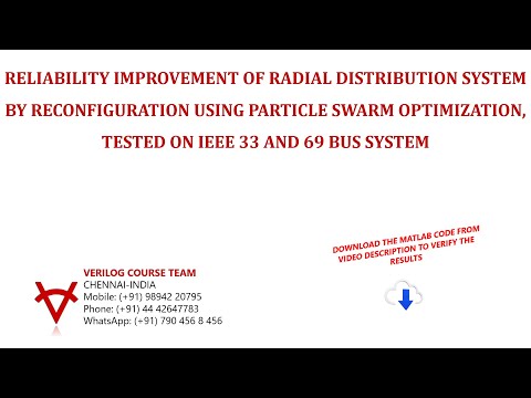 DOWNLOAD MATLAB CODE FOR RELIABILITY IMPROVEMENT OF RDS BY RECONFIGURATION USING PSO