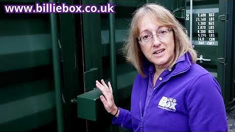 Lock box for shipping containers