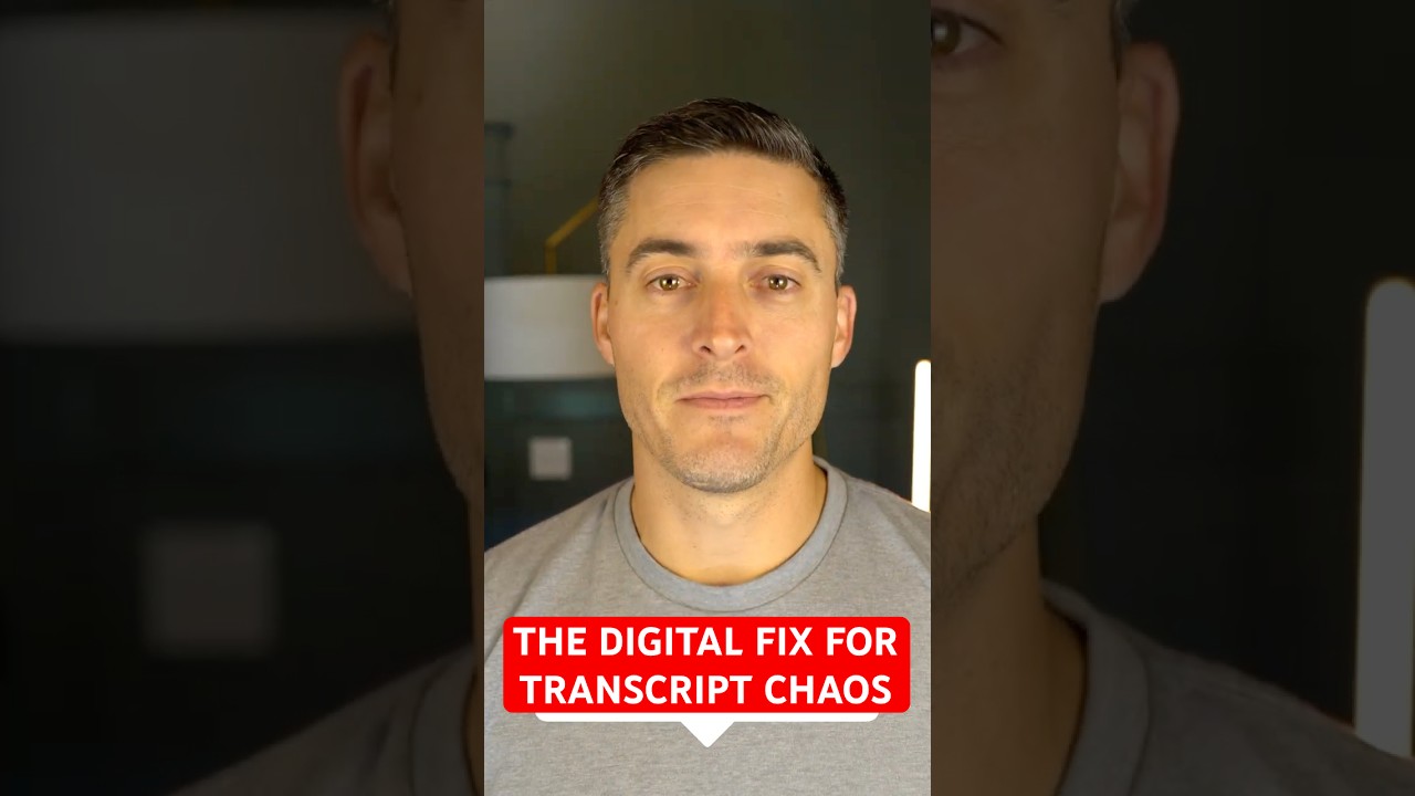 The Digital Fix for Transcript Chaos
