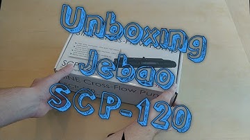 Unboxing Jebao SCP-120 Cross-Flow Pump