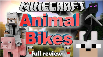 Minecraft Mods - ANIMAL BIKES 1.6.4 Forge FULL Review and Tutorial