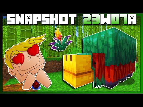 SNIFFER & Torchflower sind endlich da! Minecraft Snapshot 23w07a