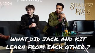 Jack & Kit talk about what Wylan and Jesper learnt about each other and their favorite scenes