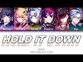 Xsoleil  hold it down  color coded lyrics eng