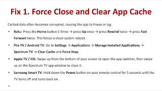 How to Fix Spectrum TV App Streaming Issues – Buffering, Lag & Quality Settings screenshot 5