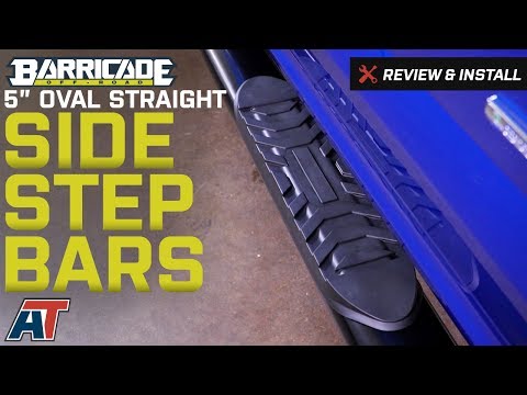 2015-2017 F150 Barricade 5" Oval Straight Side Step Bars Review & Install