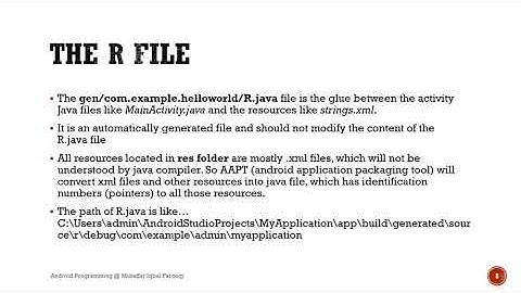 03 Anatomy & Basics of Android Application
