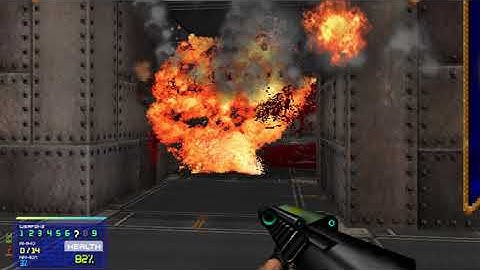 Blast - C++ 3D Ray Casting engine from scratch: new level gameplay