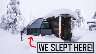 WE SLEPT IN A GLASS IGLOO IN LAPLAND! | VLOG 001