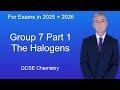 GCSE Chemistry Revision "Group 7 Part 1 The Halogens"