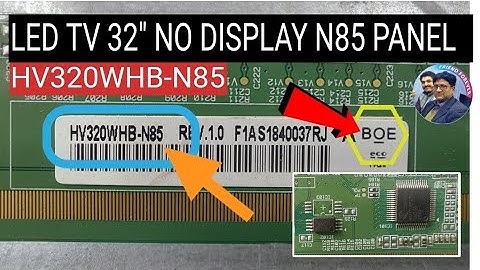 HV320whb-n85 no display | BOE Panel | 32" LED Tv Blank Display N85 Panel