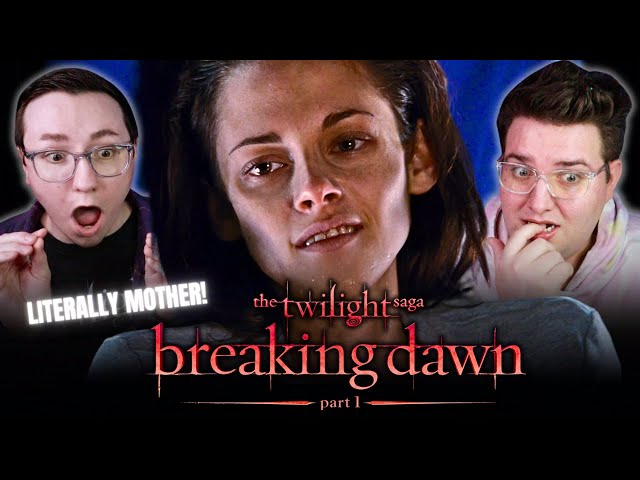 TWILIGHT: BREAKING DAWN (PART 1) *REACTION* FIRST TIME WATCHING! NOW THAT'S A HORROR MOVIE! class=