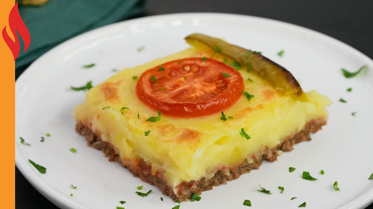 Patates Püreli Tepsi Kebabı Tarifi | Nasıl Yapılır? Patates Püreli Tepsi Kebabı Tarifi | Nasıl Yapılır?
