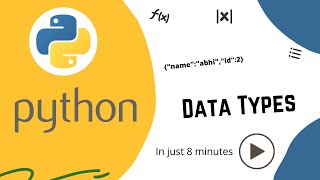 Python : Data types in python | Added Subtitles | python for beginners