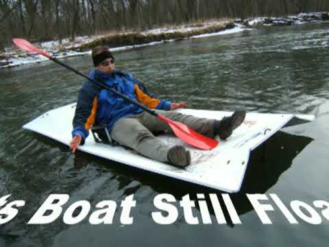 Folding Boat with No Parts Is Tough Enough - YouTube