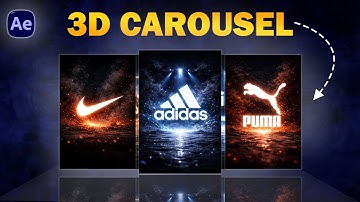3D Carousel Animation in After Effects | motion graphics tutorial | after effect tutorial |