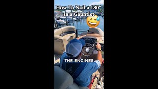 How to Make a 180 Spin Out of a Marina: Bridge Marina Boating Tip #shorts