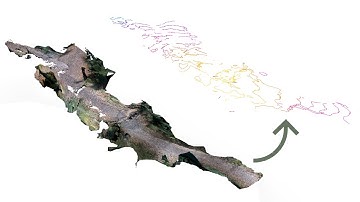 Contour Maps from a 3D Scan - Rhino 7