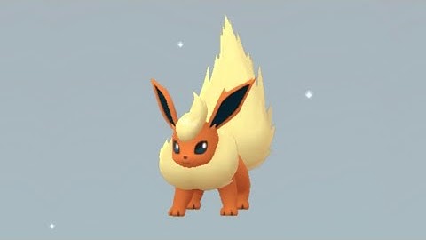 EEVEE Evolution into FLAREON - Pokémon Go
