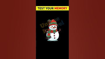 TEST YOUR MEMORY POWER #shortsfeed #shorts