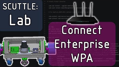 SCUTTLE Robot - Beaglebone Blue setup WPA enterprise WiFi