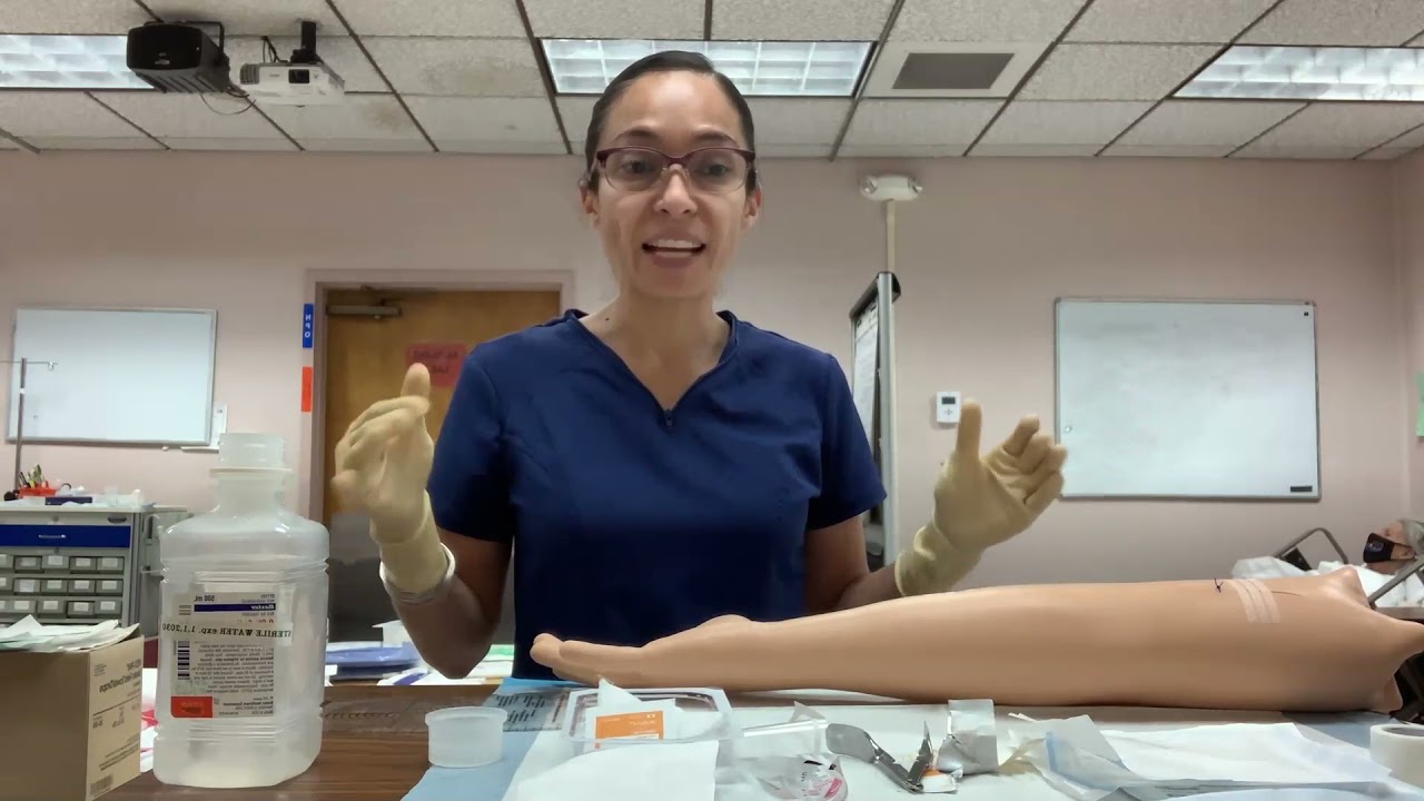 Staples or Suture Removal Skill Demo