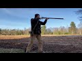 Firing the traditions kentucky rifle