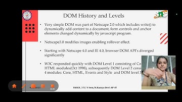 N.Ramya Devi -AP/IT | Document Object Model| SNS INSTIUTITIONS