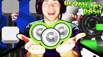 GEOMETRY DASH 3 Easy Levels w/Coins ~ Extortion, Allure, Echolocation