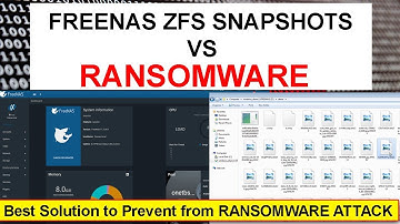 FREENAS Prevent Ransomware - Demonstration