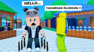 Yapamazsın Oyunu!! Yazma Yoksa Ölürsün - Panda ile Roblox Yapamazsın