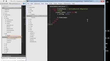 Rails Scaffold (Topic #7: Ruby on Rails course from JPassion.com)