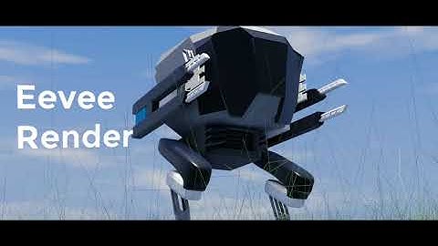 Somewhere Unknown | Mech Blender Animation | EEVEE Render