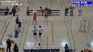 神山和奏/玉木亜弥(筑波大学) vs 中島優衣奈/中村夏穂(北翔大学)_D2【東日本学生2025】