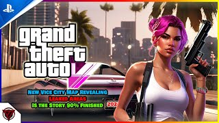 GTA 6 - New Vice City Map Revealing Stunning Locations, Leaked Areas Is the Story 90% Finished