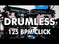 Rock backing track for drummers  125 bpm with click