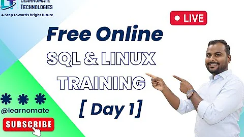 [ DAY 1 ]FREE SQL & LINUX TRAINING BY LEARNOMATE TECHNOLOGIES PVT. LTD.