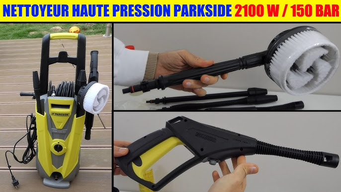 utiliser accessoires karcher avec nettoyeur haute pression lidl parkside  phd 100 & 150 adaptateur 