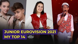 Junior Eurovision 2021 - Top 14 [New: Italy, Portugal, North Macedonia]