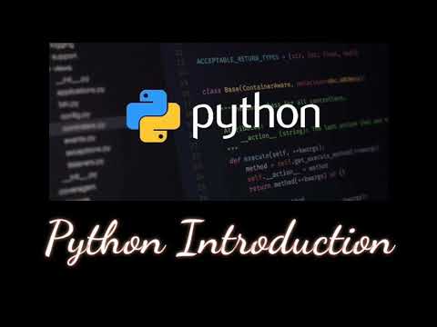 Puthon introduction part 2 - YouTube