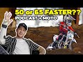 JAGGER FASTER ON A 50 or 65??? | Podcast BTS + Injury Update