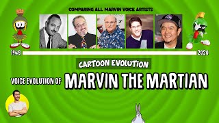 Voice Evolution of MARVIN THE MARTIAN - 72 Years Compared & Explained | CARTOON EVOLUTION