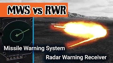 Missile Warning System - MWS vs RWR Whats the difference in DCS?