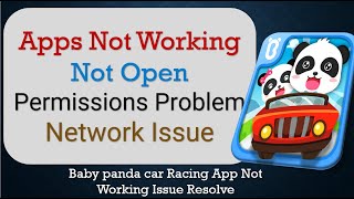 How To Fix Baby panda car Racing App not working | Not Open | Space Issue | Network & Permissions screenshot 1
