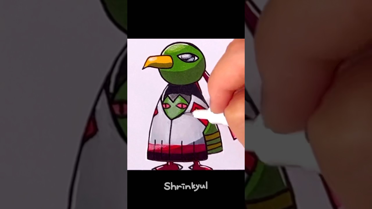 Drawing and Coloring - Pokémon Xatu 
